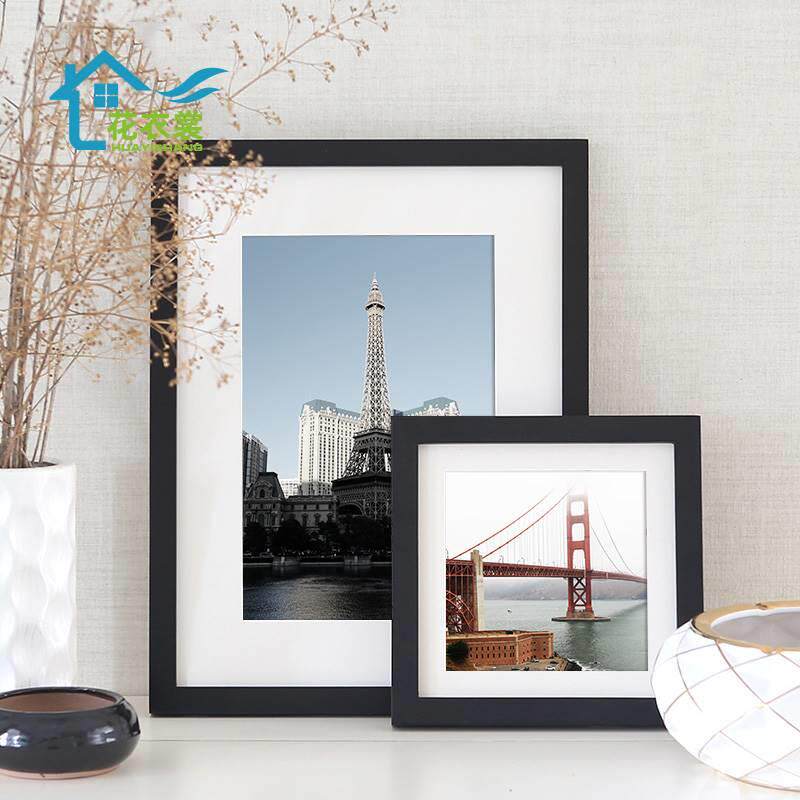 实木相框挂墙11寸小24画框海报相片a4a3四开8k大尺寸拼图定做相架