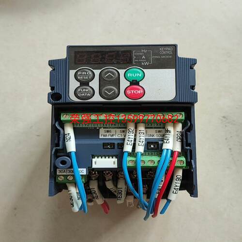 【荣强工控】富士变频器FRN0.4E1S-2J 220V 少盖子，功能包