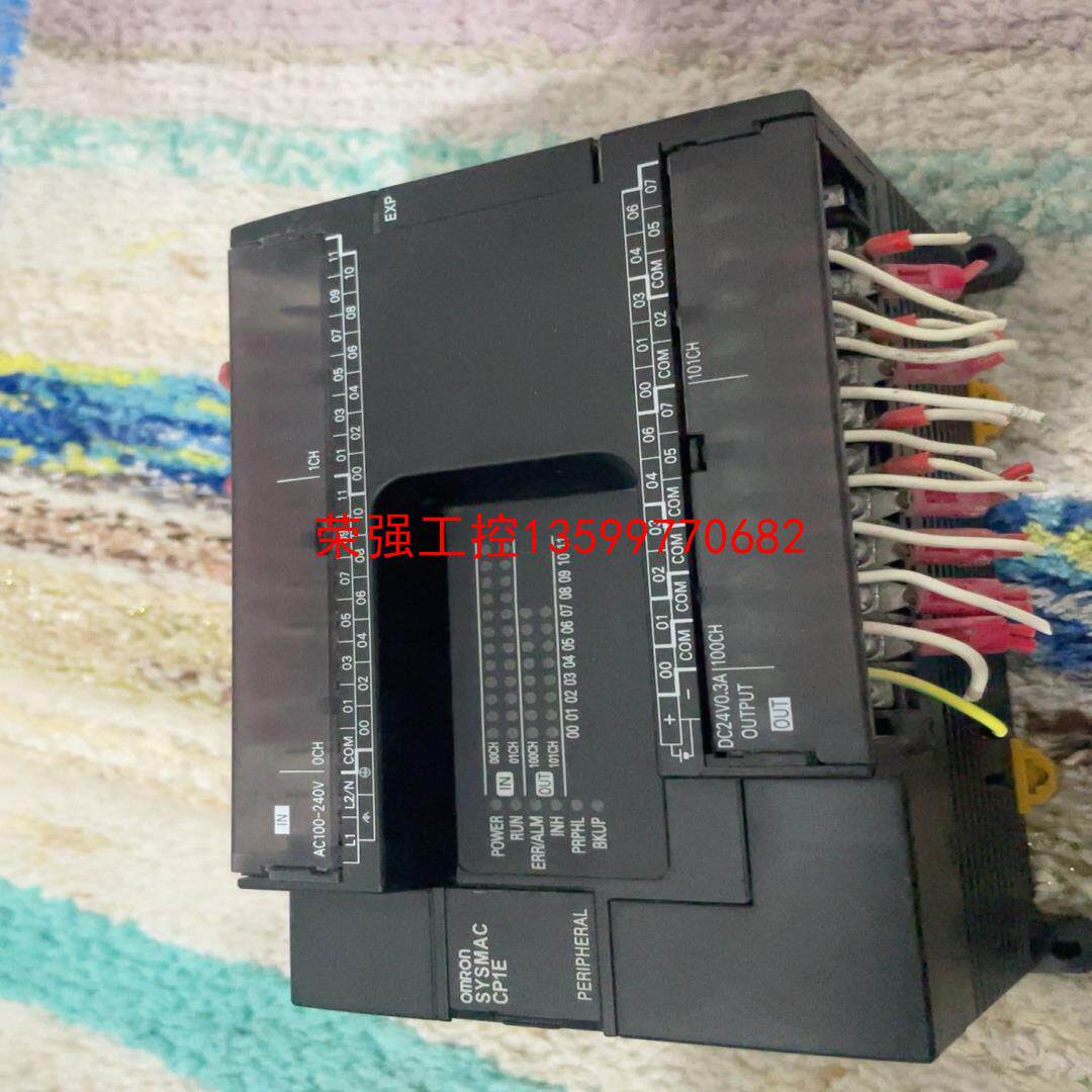 【荣强工控】欧姆龙CP1E-E40SDR-A二手拆机 包好需要联