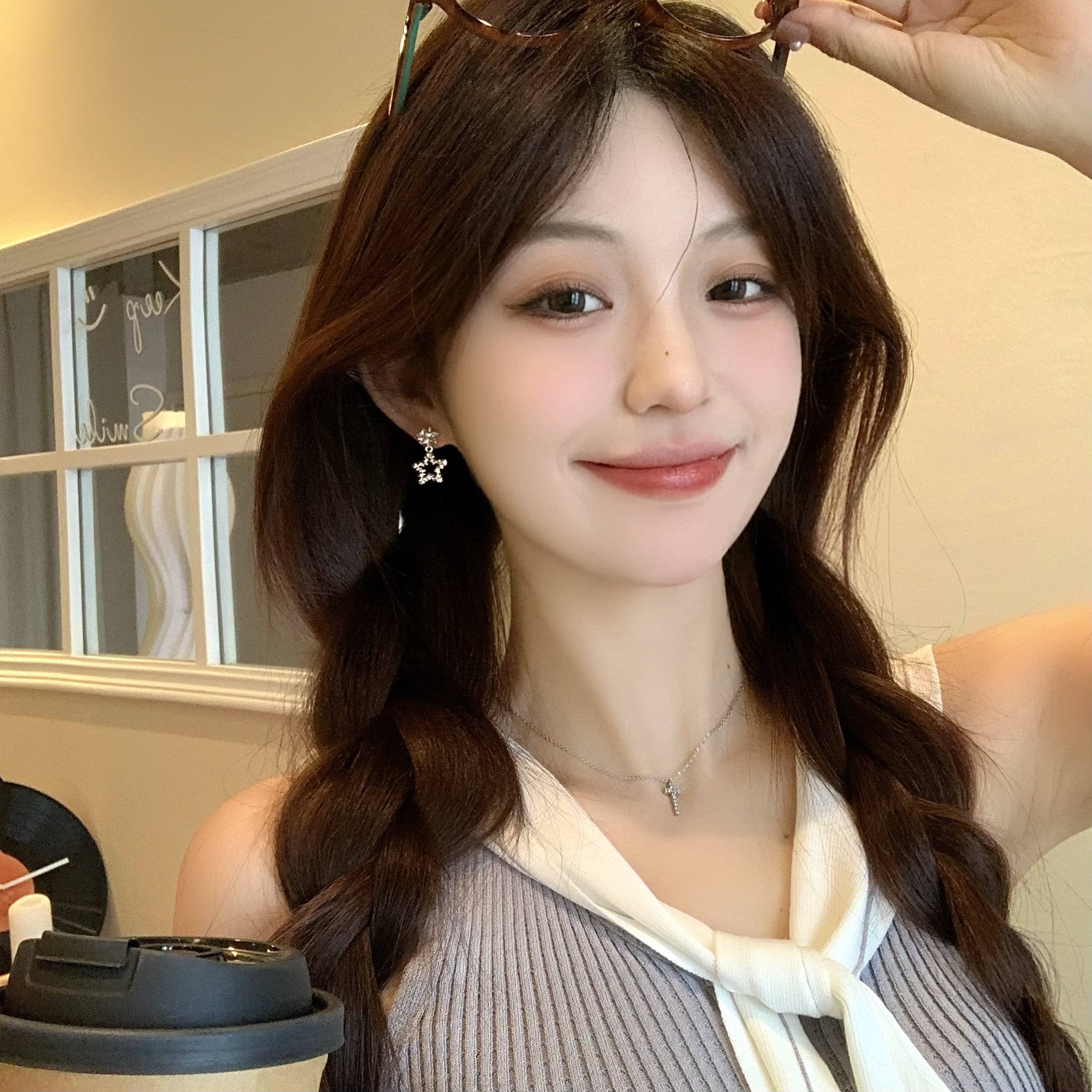 高级感设计日常百搭额换耳饰女款