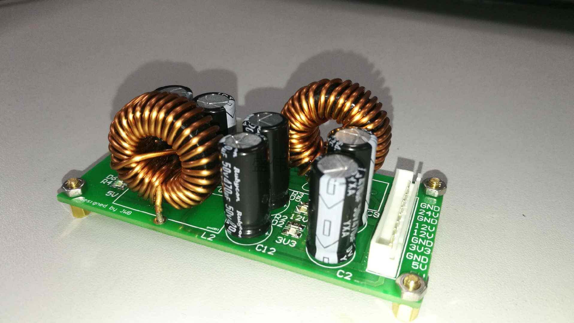 24V12V5V3.3V辅助电源模块BUCK降压电路lm2576多路输出电赛模块DC