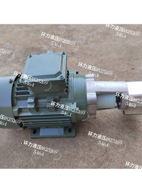 新款CB-B6/B10/B4/B2.5齿轮泵液压油泵电机组370W/550W润滑油泵电