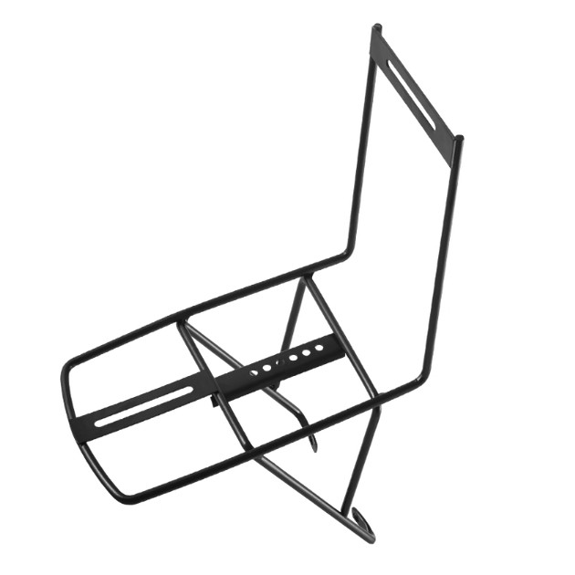 自行车全实心前货架前叉车筐支架旅行车前置加粗支撑架车篮子货架