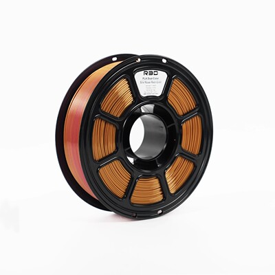 R3D pla 3d打印耗材丝绸双色经济潮流创意精选热销1公斤拓竹打印机儿童打印笔通用材料1.75mm经济环保线材