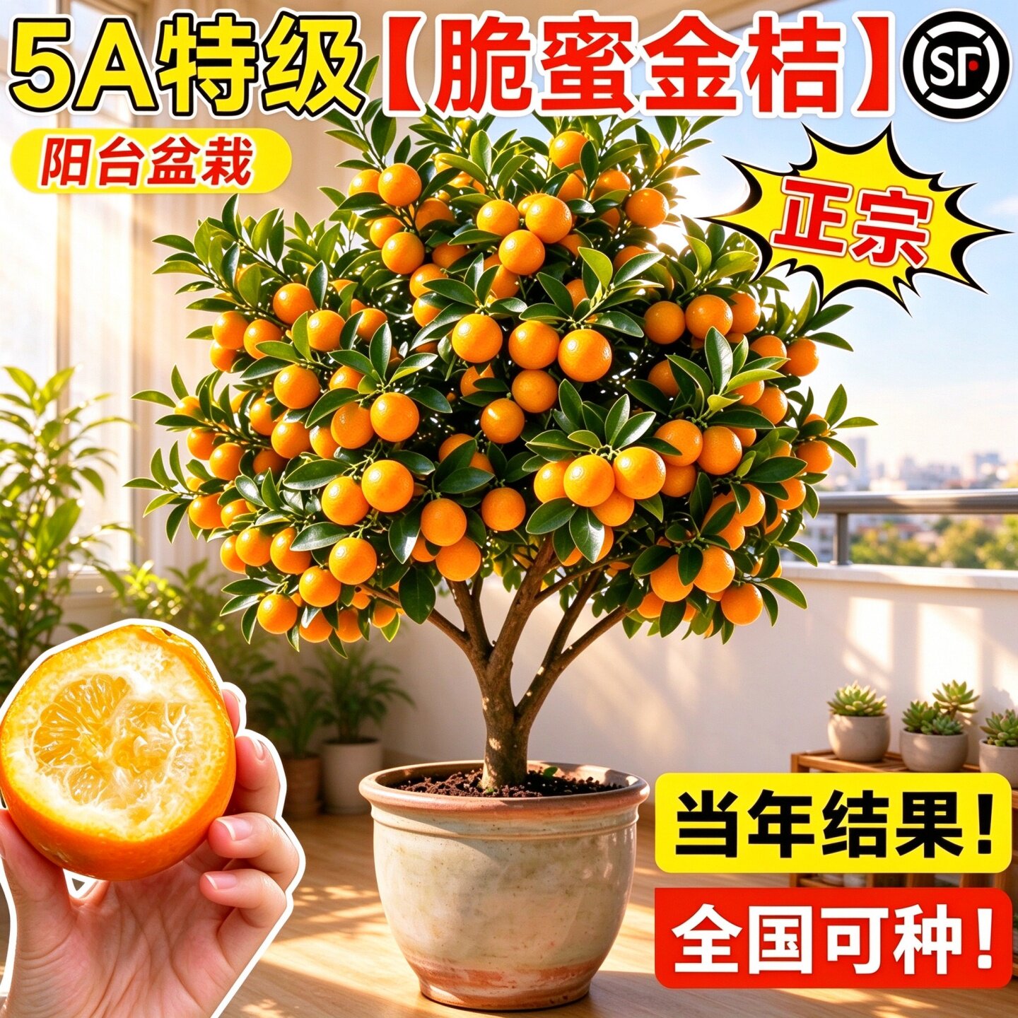 融安三代脆蜜金桔树苗正宗嫁接苗南北方种植盆栽地栽当年结果大果