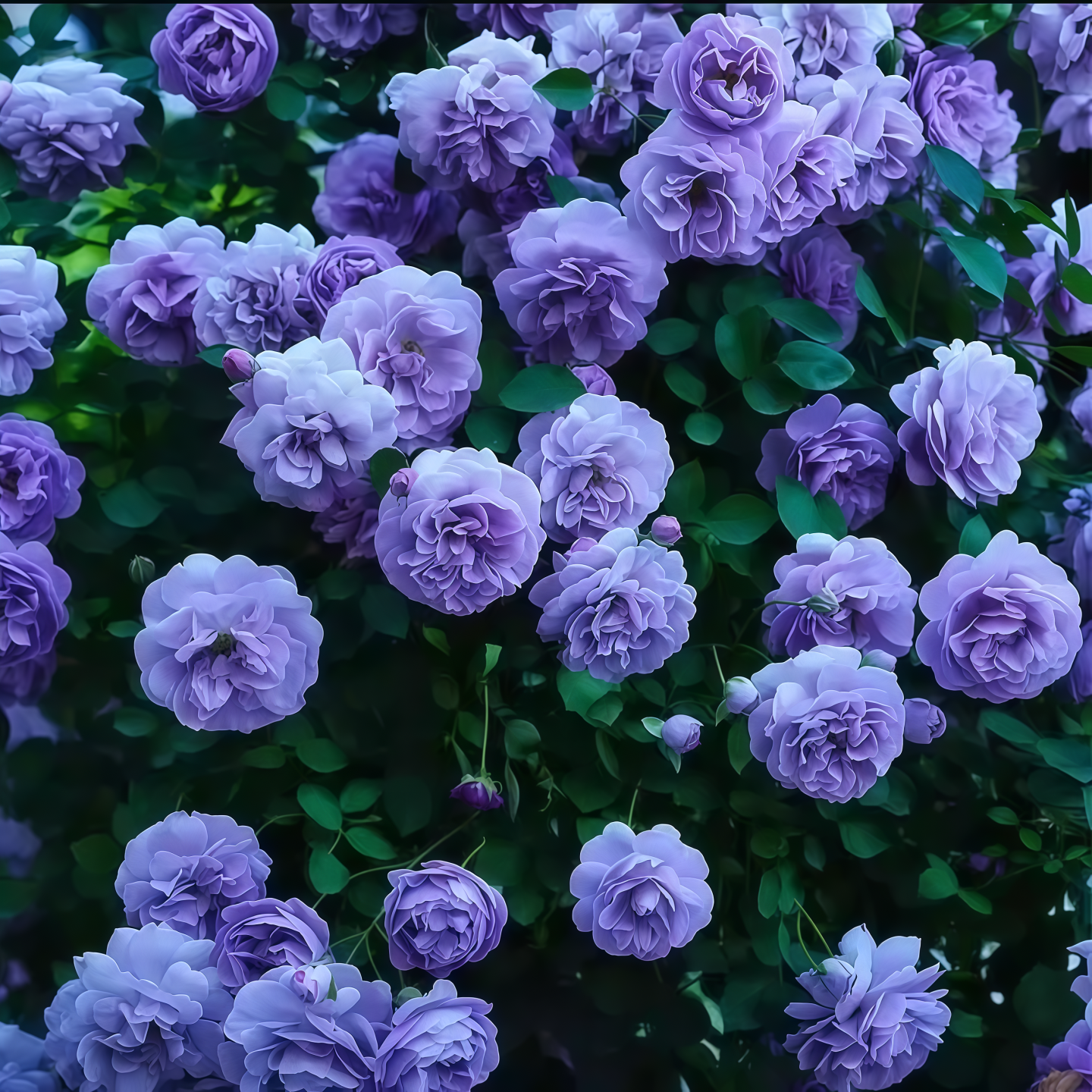 蓝色阴雨蔷薇花苗爬藤四季