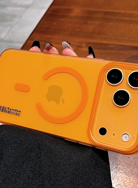 适用苹果17promax手机壳Magsafe磁吸iPhone16保护套新款17Air镜头全包15plus防摔超薄磨砂男女款硬壳