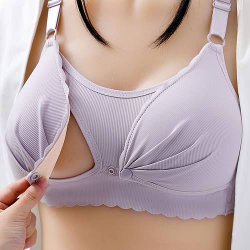 维多利亚夜晚孕妇哺乳聚拢文胸罩