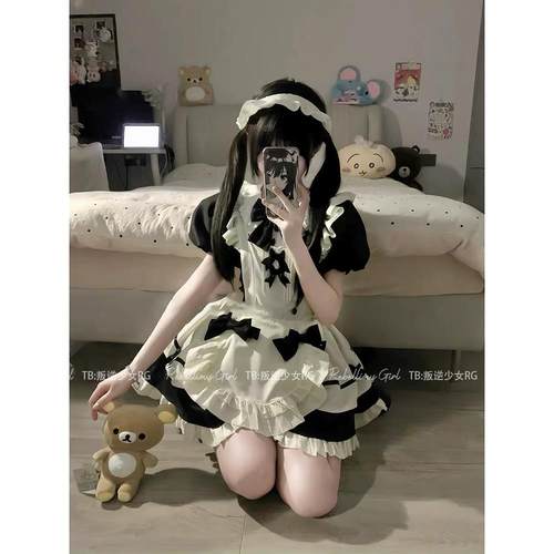 女仆装cos法式古早可爱萝莉cos服