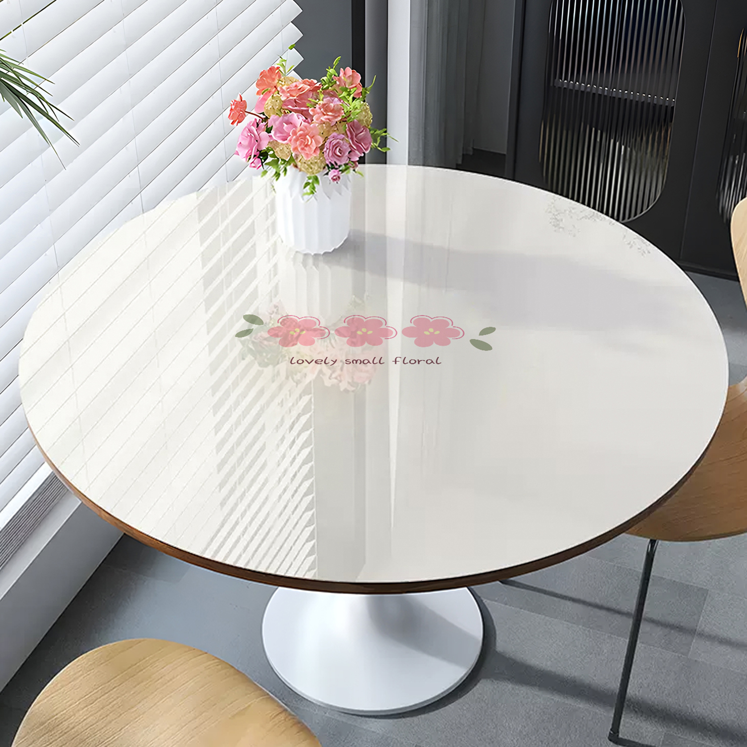 防油免洗桌垫软玻璃pvc轻奢