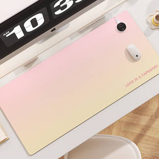 多巴胺加热鼠标垫超大发热办公室电脑桌面垫暖手桌垫学生书桌垫子