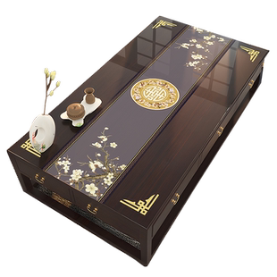 新中式PVC透明软玻璃茶几桌布防水防油防烫免洗餐桌垫桌面保护垫