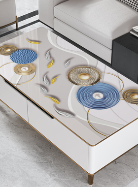 茶几桌布防油防水防烫免洗客厅茶几保护垫2025新款pvc软玻璃桌垫