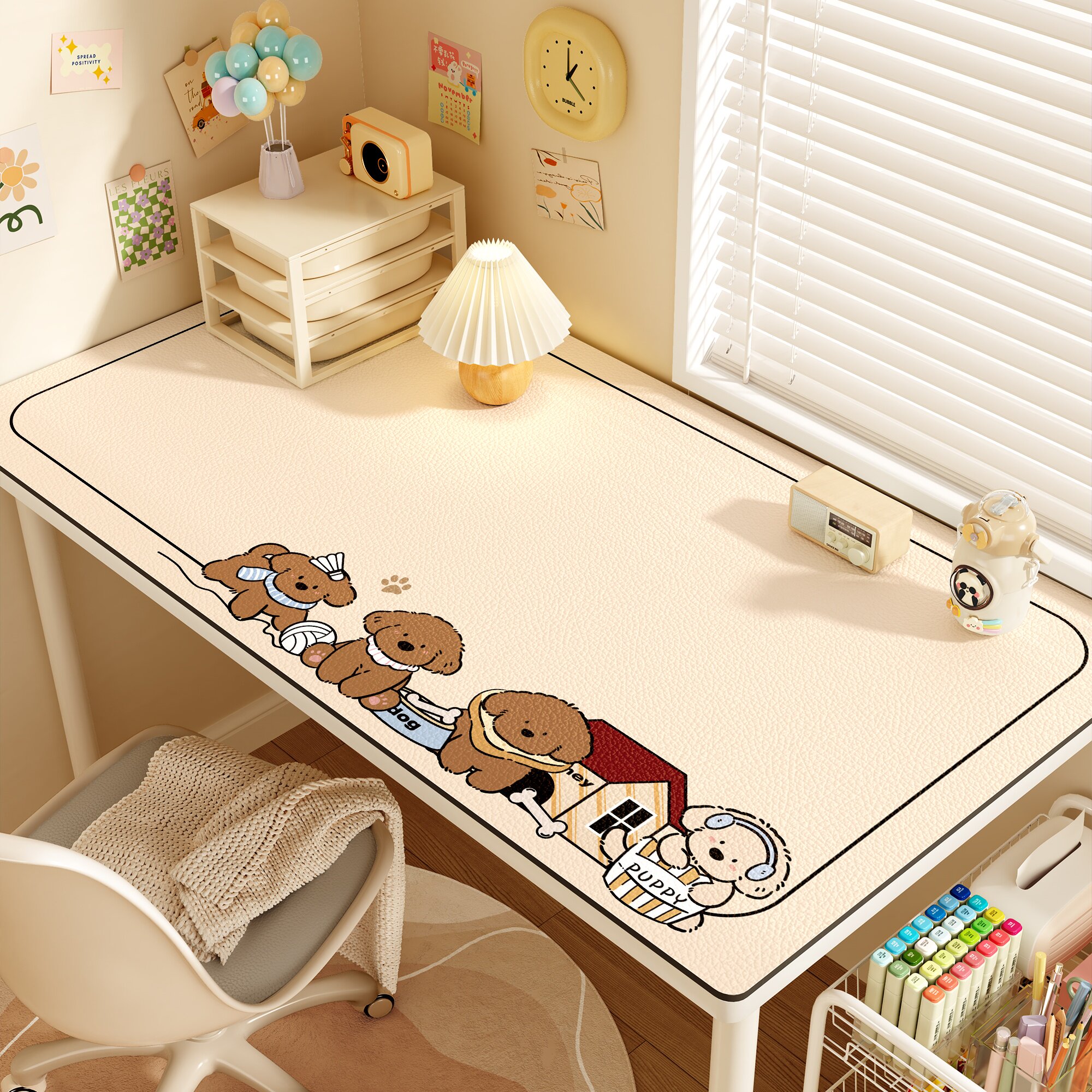 学生护眼卡通书桌垫宿舍写字台桌面保护垫儿童学习桌专用电脑桌布