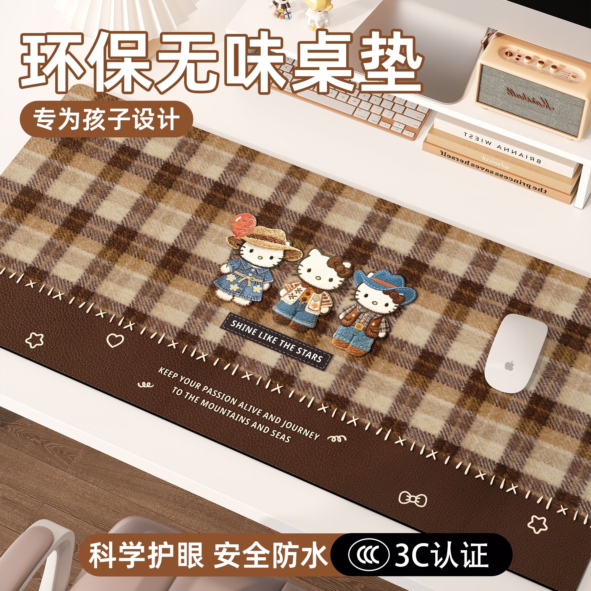 加热鼠标垫冬季办公室3c认证暖手垫电脑桌面垫书桌防水超大发热垫