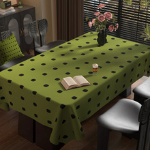法式复古餐桌桌布防水防油免洗防烫餐桌垫简约现代长方形茶几台布