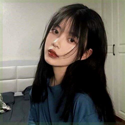 假发真发全真人发全头套长发前蕾丝假发套发丝黑长直自然圆脸网红