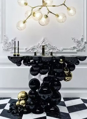 Bocadolobo轻奢泡泡不锈钢酒店创意洗手台家用卫浴简约设计洗手盆