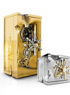 Bocadolobo轻奢高端保险柜艺术设计家用防盗金属保险箱首饰收纳柜