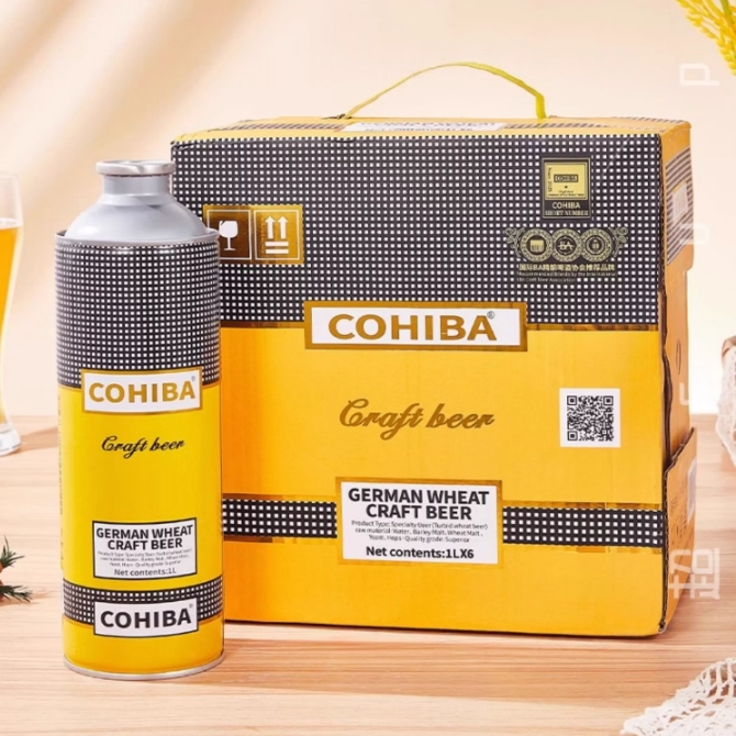 COHIBA高希霸啤酒德式小麦精酿啤酒麦芽升级全新口感德式夏日聚餐