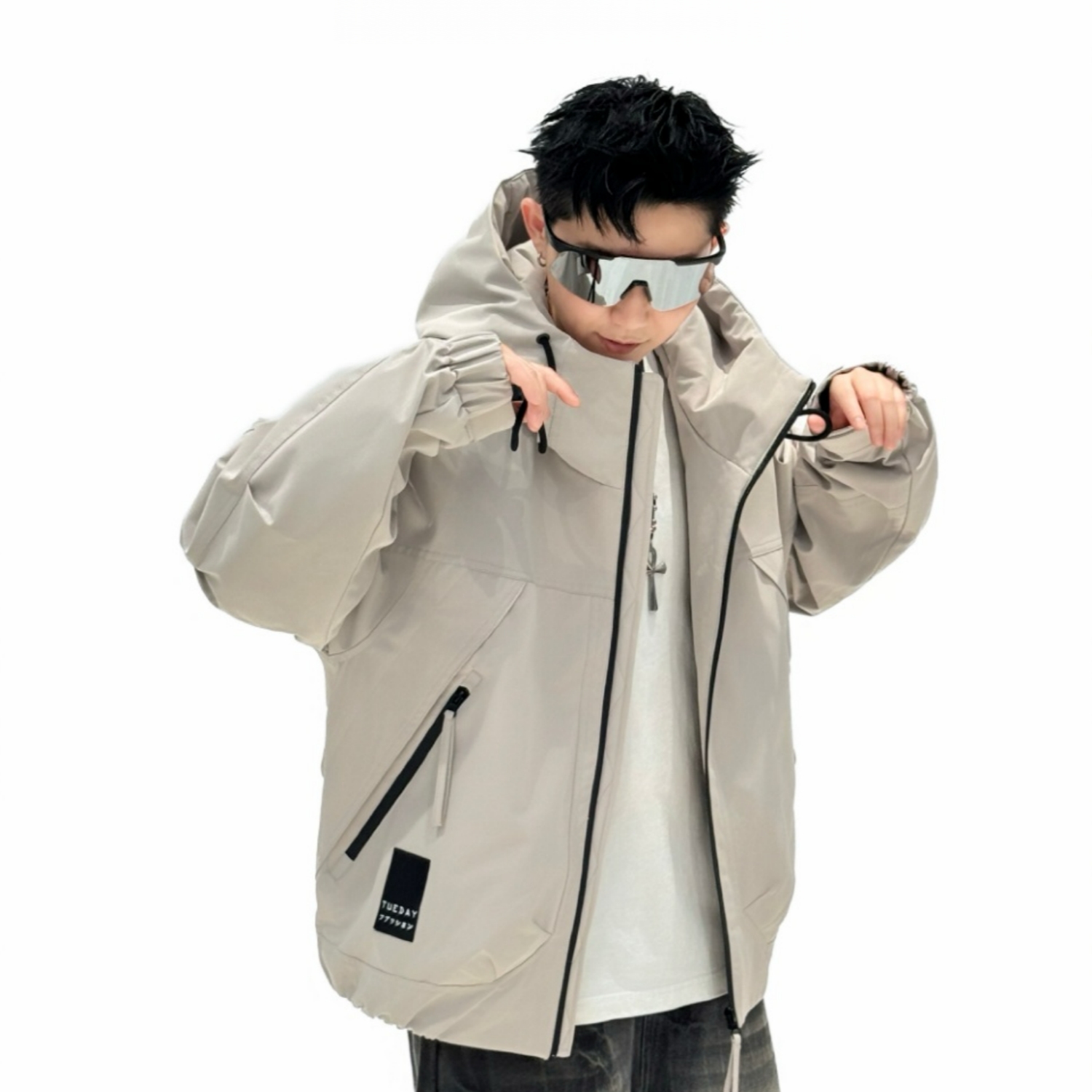 冬季新款加厚加棉夹克情侣款宽松夹棉外套男士休闲运动加厚棉衣服