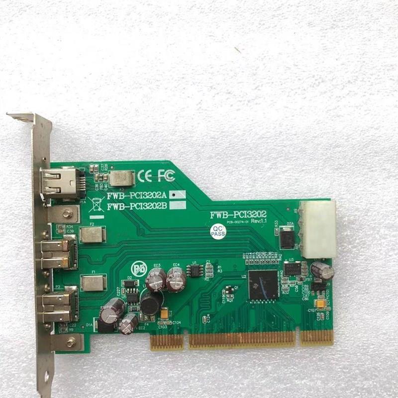 现货 FWB-PCI3202A 1394A工业相机图像采集卡 FWB-PCI3202 REV1.1