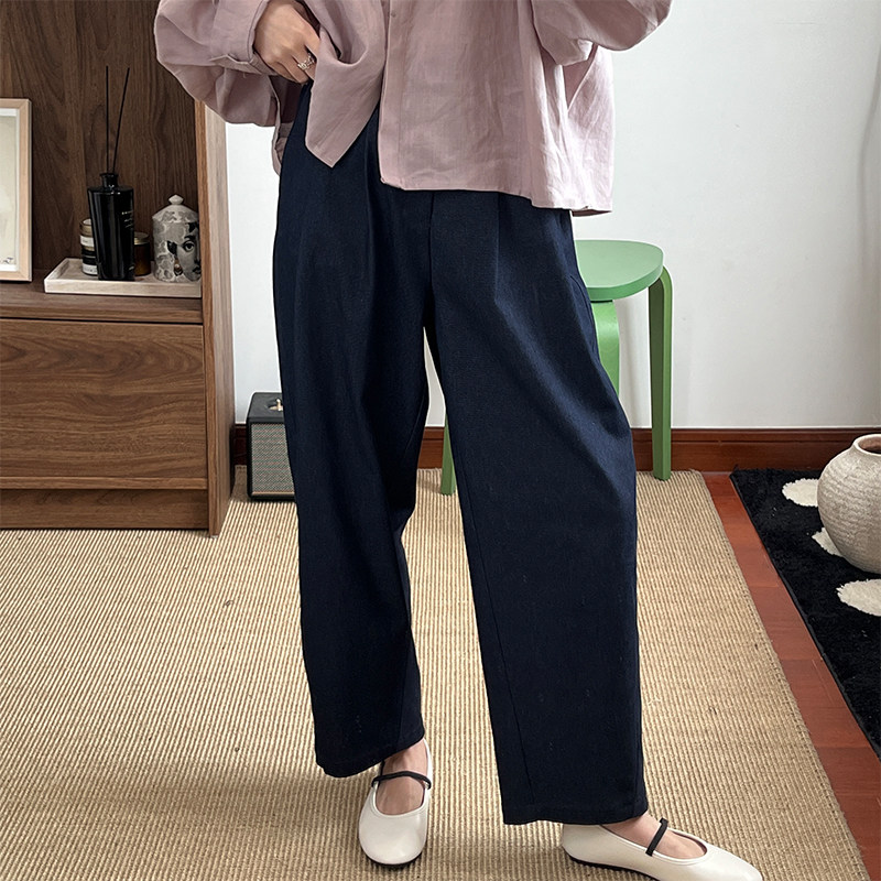 winimini小个子萝卜裤阔腿裤高腰松紧宽松垂感春秋九分裤休闲裤女,女装/女士精品,休闲裤,淘宝优惠券,粉丝福利购,淘宝优惠卷