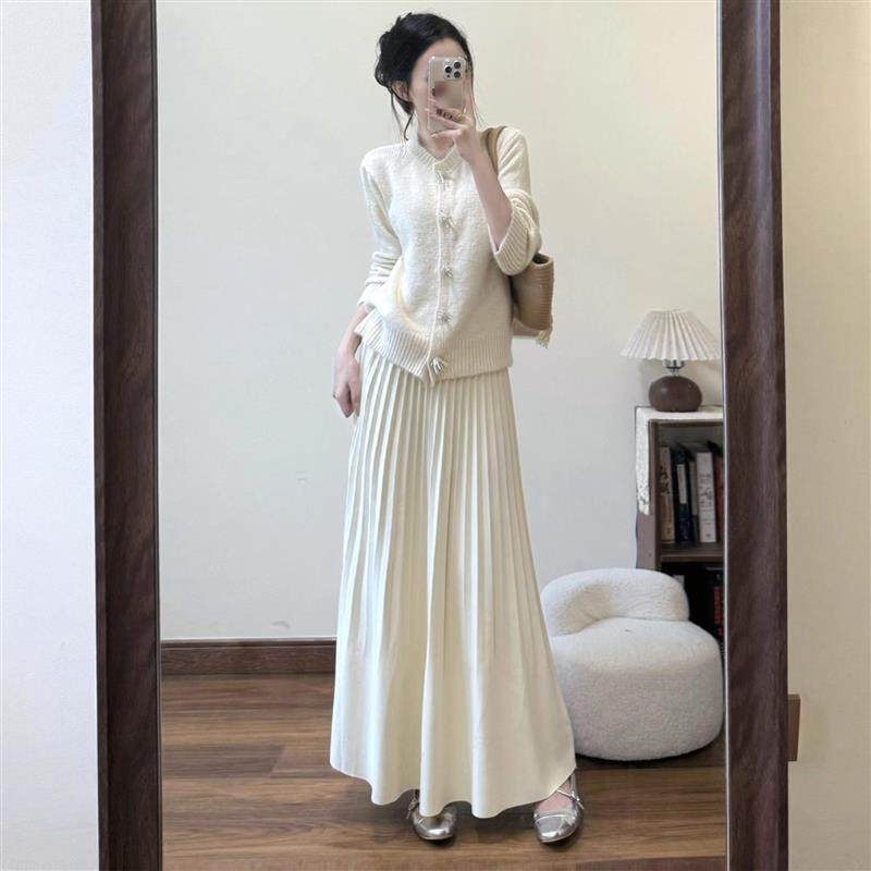 小香风白色毛衣外套女秋冬加厚2025新款宽松慵懒风软糯针织衫上衣,女装/女士精品,毛衣,淘宝优惠券,粉丝福利购,淘宝优惠卷