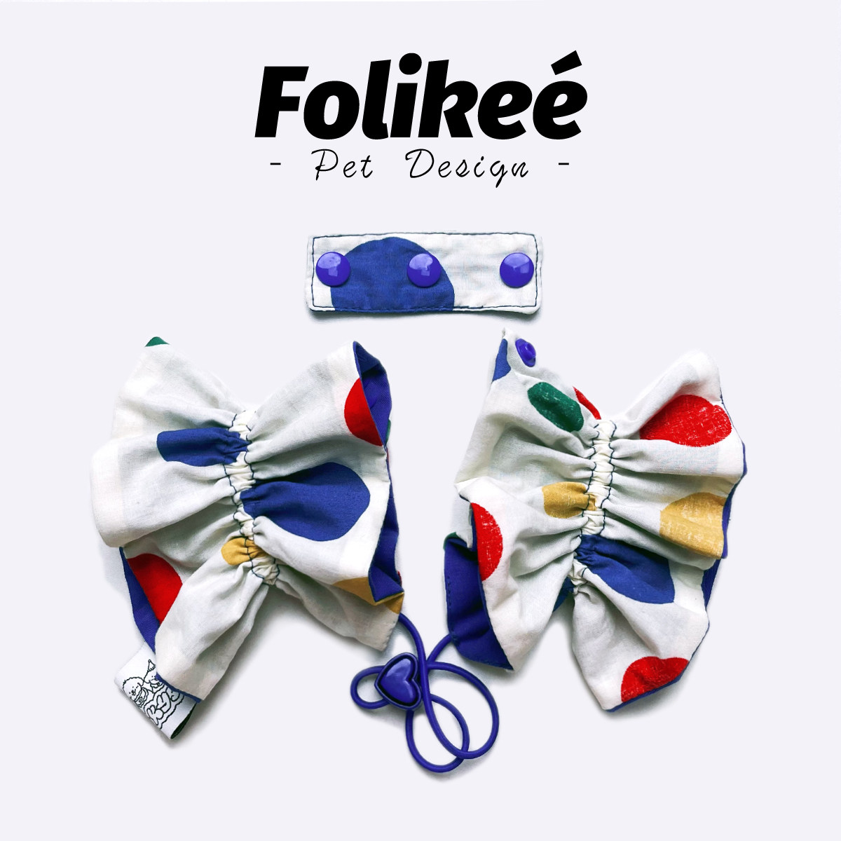 Folikee彩糖波波可爱宠物耳套图片
