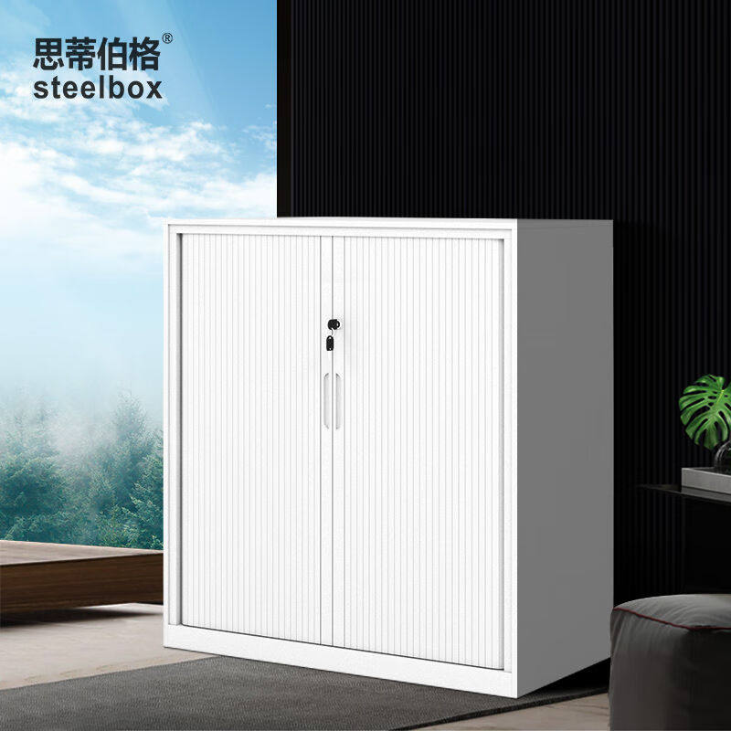 思蒂伯格文件柜铁皮柜卷门柜钢制柜办公档案财务凭证资料柜