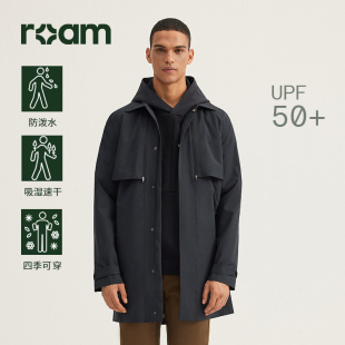 Bryan舒适休闲roam风衣 新品 英伦风男装 roameverywhere简约风衣