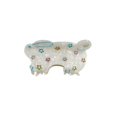 兔子花朵likio钻石抓夹原创设计