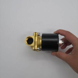 2v汽货车电磁淋水阀开纯铜电子阀刹车滴放水阀光4轮胎淋水器配件