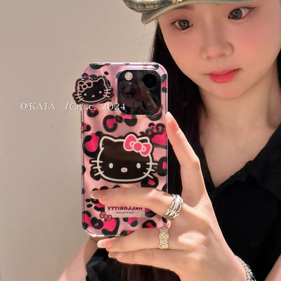 古早辣妹玫红豹纹kt猫适用于华为 畅享70/60pro/50z透明20麦芒11/9手机壳羽纱A20防摔10se畅享50plus全包60x
