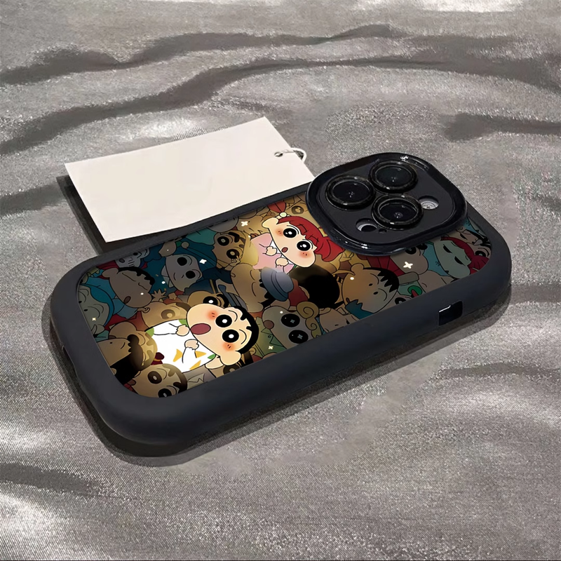 新款发光小新妮妮适用于oppo reno13Pro手机壳reno13全包reno9pro+/8防摔reno7女reno6/reno5/4se泡芙壳Reno3