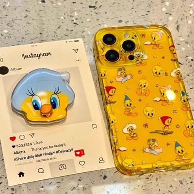 趣味可爱小黄鸭崔迪适用于华为畅享70/60/50pro透明手机壳畅享20pro/20se防摔畅享10plus/10s气囊麦芒10SE女