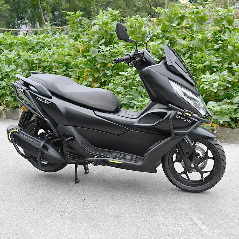 适用春风sc150改装件护杠保险杠配件手机支架铝合金尾箱靠背射灯