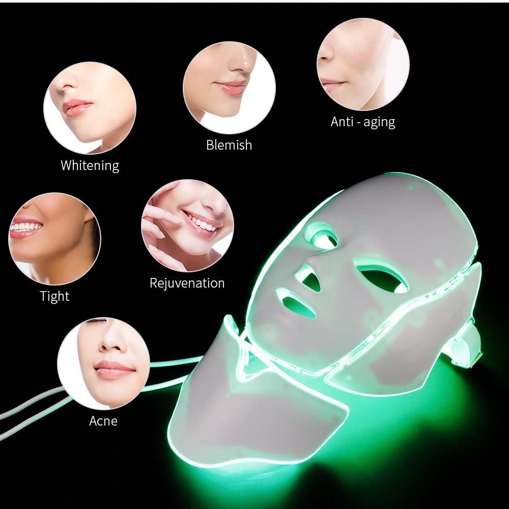 7 Colors Led Facial Mask Led Korean Photon Therapy Face Mask图片