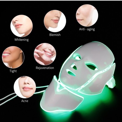 7 Colors Led Facial Mask Led Korean Photon Therapy Face Mask