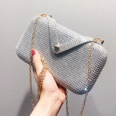 Crystal Clutch Purse Women Handbag Wallet Shoulder Bag