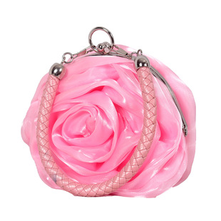 Fashion Evening Bag Purse Clutch Women Party Pink Handbag