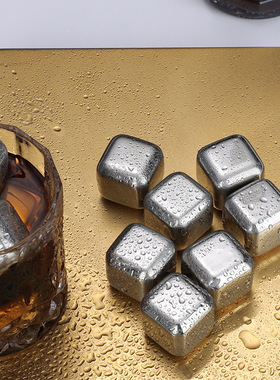 Stainless Steel Ice Cubes Beer Red Wine Coolers Reusable