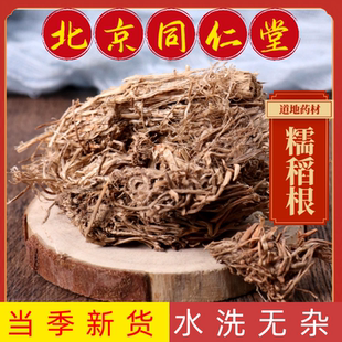 同仁堂中药材糯稻根中药材 糯稻根须 稻根须糯谷根新货水洗糯稻根