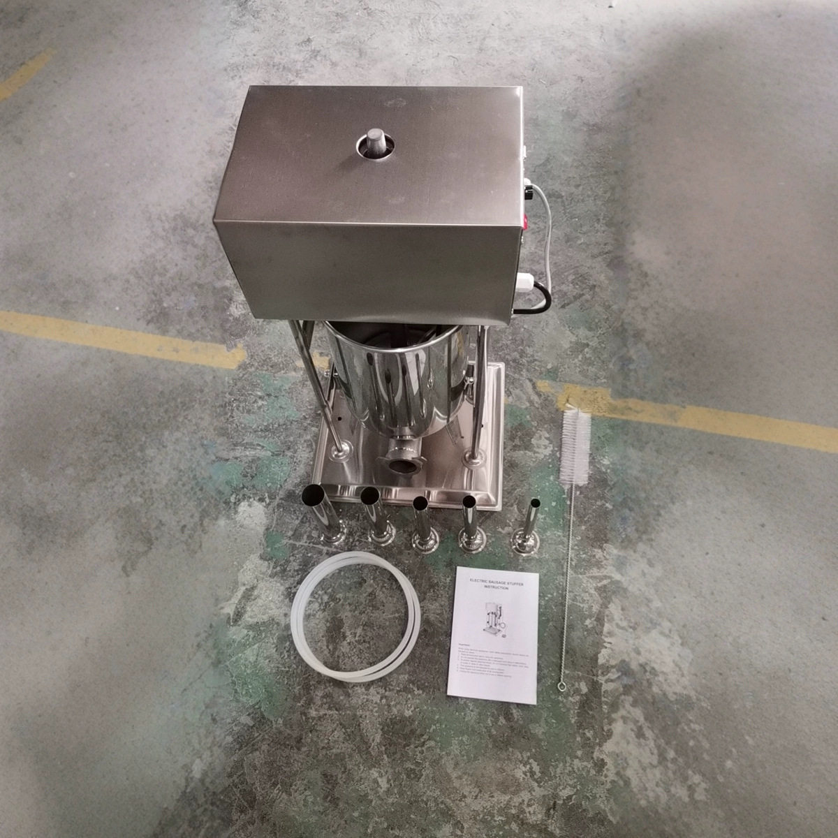 ETV25L电动灌肠机 商用全自动家用不锈钢灌腊肠机灌火腿肠机手动,清洗/食品/商业设备,灌肠机,淘宝优惠券,粉丝福利购,淘宝优惠卷