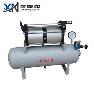 济南气动增压泵厂家供应气动气体放大器 质保 空气增压器系统单元