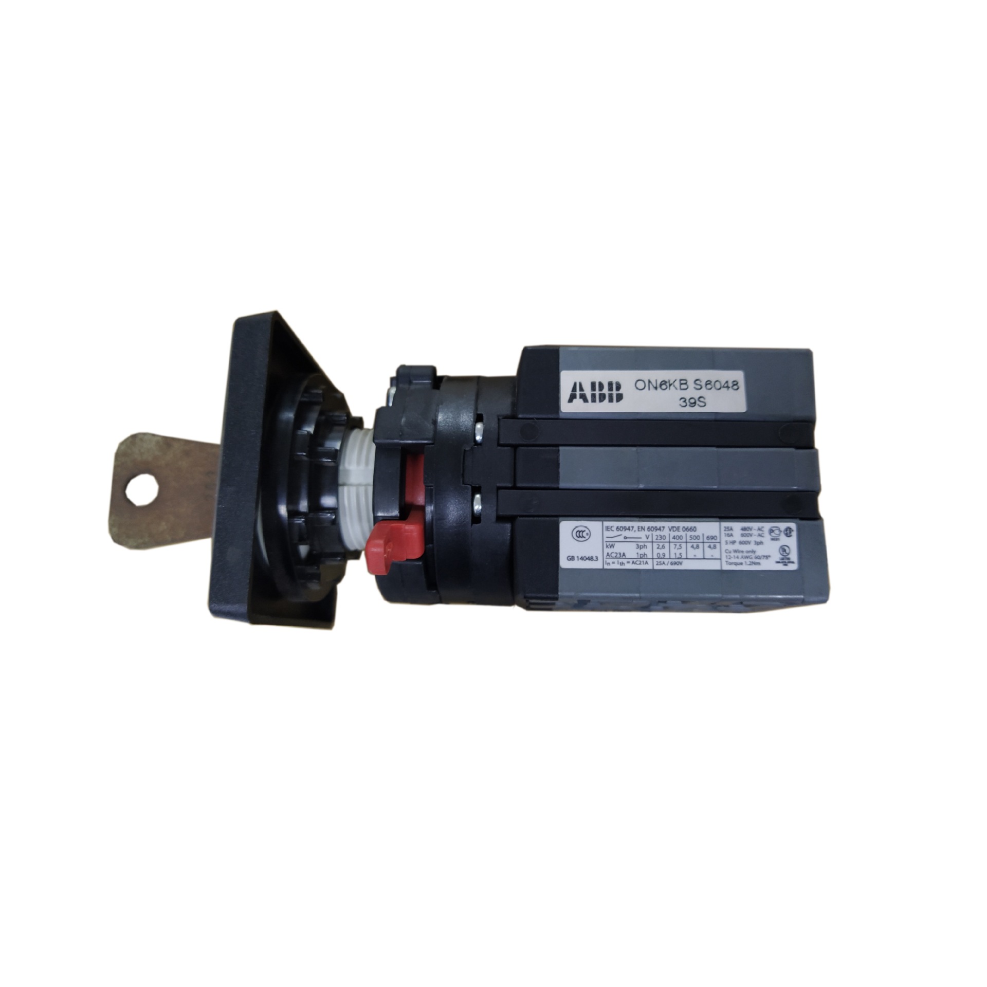 ABB IRC5控制柜 二三档位 转换开关 ON6KB S6048 04W自动挡手动挡