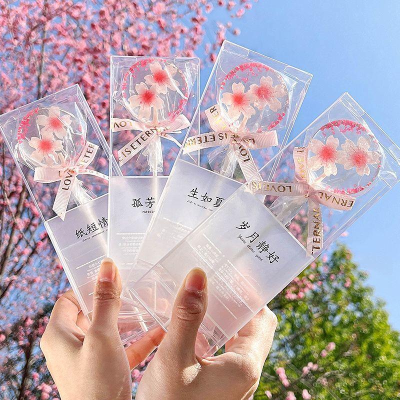 樱花棒棒糖礼盒装送幼儿园女友闺蜜学生礼物高颜值零食糖果儿童节