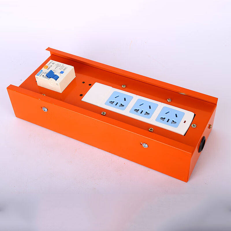工地小型DZ47插排十五孔临时漏电保护接线三接线盒配电箱塑壳