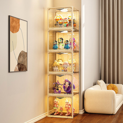 当天发！2025奶油风手办展示柜