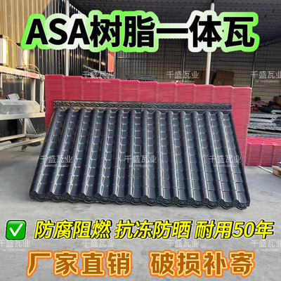 树脂一体瓦仿古中式房檐装饰瓦
